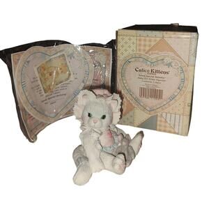 Enesco Calico Kittens Baby Infant Cat Figurine Love's Special Delivery #628425